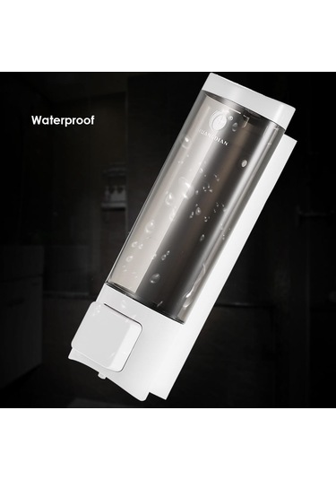 Beyaz Chuangdıan Çift Taraflı Köpük Bantlı Manuel El Sabunu Dispenseri Duvara Monte Sıvı Şampuan Duş Beyaz