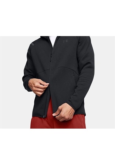 Under Armour Ua Unstoppable Flc Fz Erkek Günlük Ceket 1389352-001 Siyah Siyah