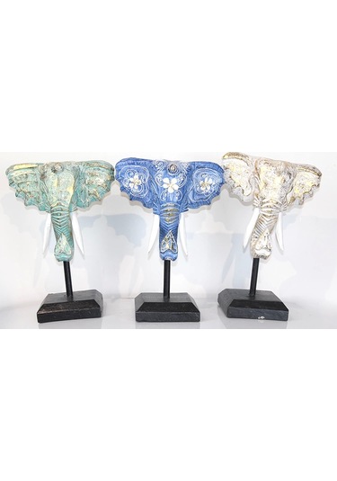 Maun Ağacı Masa Fil Kafası 4galıleo-25 - 9043542845846ynt