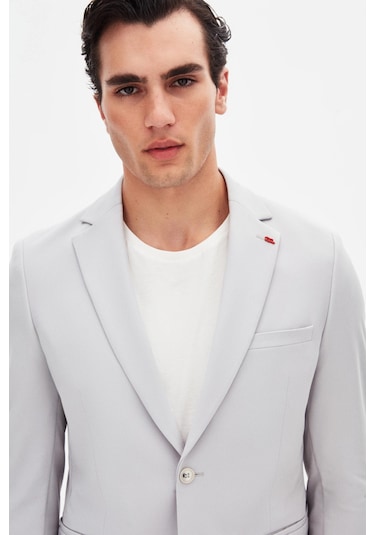 Twn Slim Fit Gri Düz Takim Elbise 4ec05e301545m 301