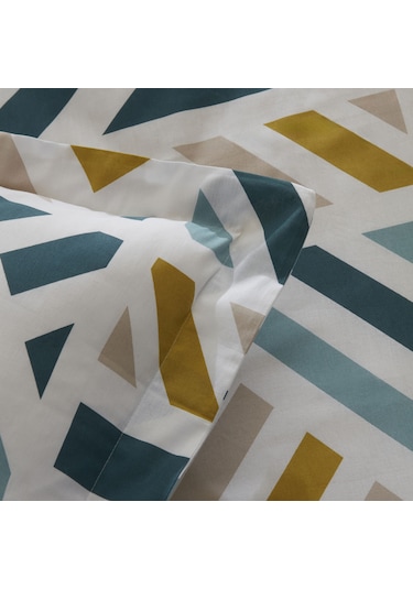 Karaca Home Morgan %100 Pamuk Tek Kişilik Nevresim Takımı Yeşil Yeşil