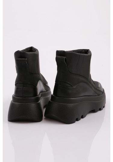 Dgn Es809 Kadin Kalin Taban Paraşüt Bot ES809-2007-R1534 Siyah
