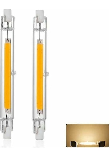 R7s Led Ampul 118mm 20w Kısılabilir Sıcak Beyaz 3000k 3000lm Lineer J118 300w Halojen Ampulün Yerini Alır