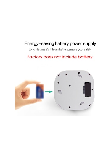 Suofeng Tuya Wifi Akıllı Duman Alarmı: Gerçek Zamanlı Mobil Bildirim, Geniş Kullanım Alanı, Yüksek Sesli Alarm.