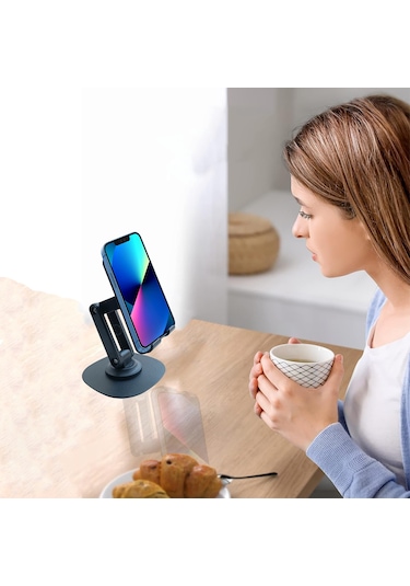 S118 360 Dönerli Katlanabilir Telefon Tutucu Al4321
