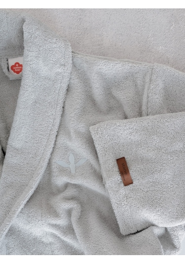 Cotton Box Wellness Bornoz Stone Gri S/m Gri
