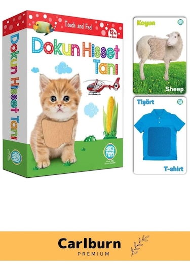 Özel Üretim Duyusal Gelişim Görsel Algı Eğlenceli Öğrenme Çocuk Dokun Hisset Tanı Eğitim Kartları