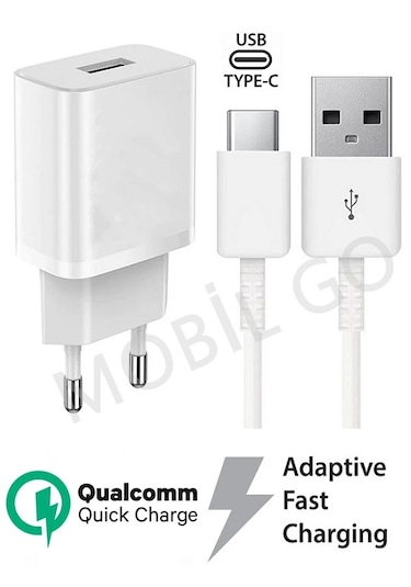 Nothing Phone 1 Uyumlu Hızlı Şarj Aleti Cihazı Type C 1-Beyaz