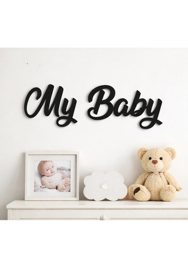 My Baby Duvar Yazısı Karışık Renkli