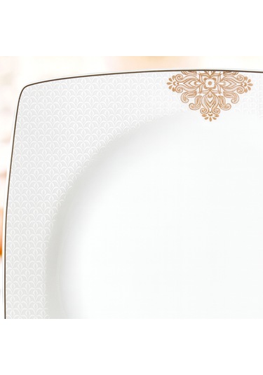 Remetta 55parça Yemek Takımı Beyaz/gold