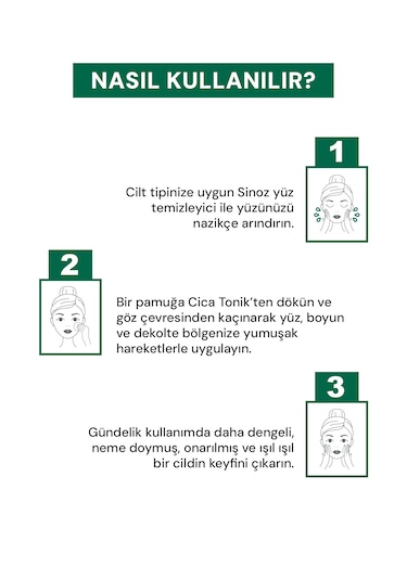 Sinoz Pure Cica Onarıcı Ve Nemlendirici Tonik 200 Ml
