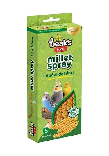 Beaks Kuşlar İçin Doğal Darı Dalı