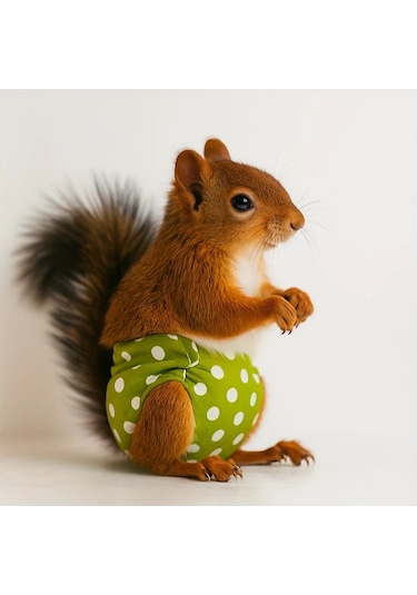 Elmpaly Kirpi Yıkanabilir Bezler, Sincap Tuvalet Eğitimi, Küçük Evcil Hayvan Bakım Ürünleri M Kivi