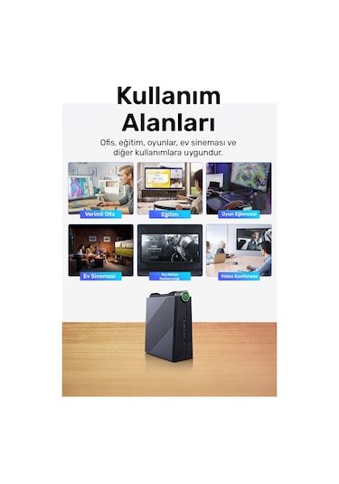 Raxius MP AM08-PRO-R7-780M-845HS008 R7-8845HS 32 GB 512 GB SSD Free Dos Mini Pc