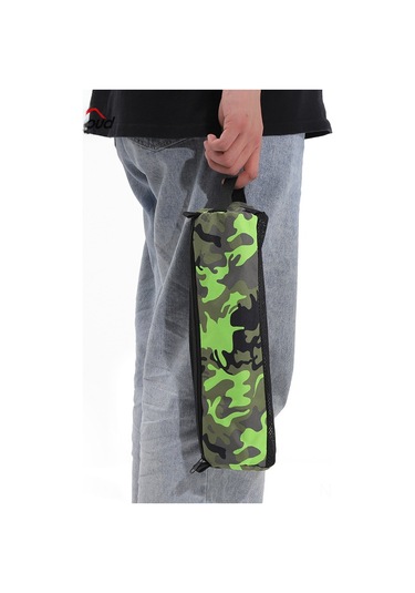 Skycity Siyah Çift Fonksiyonlu Katlanabilir Aydıncı Sandalye - Dış Mekan Kamp Malzemesi Ayaküstü Ve Sandalye Kullanıma Uygun Siyah