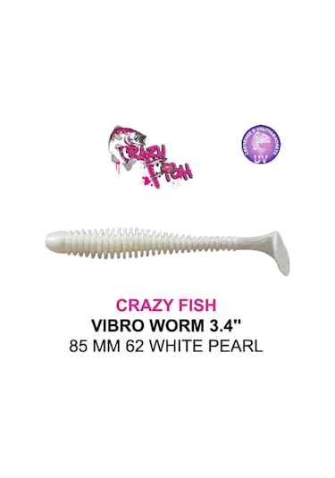 Crazy Fısh Vıbro Worm 85 Mm Aromalı Silikon Yem