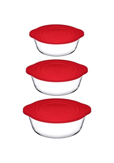 Borcam Tencere Seti Kapaklı 3 Lü 840cc-1450cc-2100cc