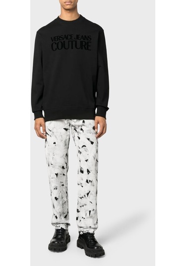 Versace Jeans Couture Erkek Sweat 75gaıt03 Cf06t 899 Siyah