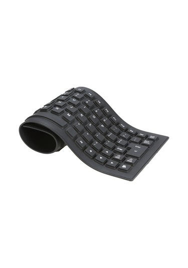 Carrier 85 Tuş Katlanabilir Esnek Rulo Usb Kablolu Silikon