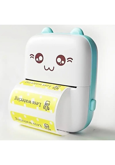 Taşınabilir Yazıcı, Mini Cep Kablosuz Termal Yazıcı Android İos Akıllı Telefonlar İçin Uygun, Bt Mürekkepsiz Baskı, Etiketler, Fişler, Fotoğraflar, Notlar, Öğrenme 5284 01