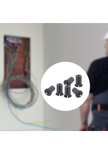 Homyl 6 Adet Kablo Yönlendirme Grommet& 39 İ Starlink Gri