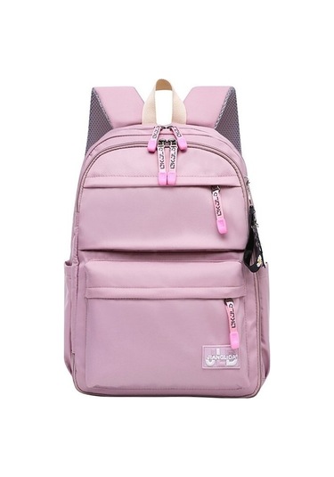 Genç Kızlar Ve Üniversite Öğrencileri İçin Şık Ve Dayanıklı Sırt Çantası, Ortaokul Ve Lise Öğrencilerine Uygun Ergonomik Tasarım, Büyük Kapasiteli Okul Çantası, Modaya Uygun Omuz Askılı Sırt Çantası Pembe
