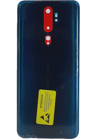 Teknonet Oppo A5 2020 Uyumlu Batarya Kapağı - Beyaz Beyaz