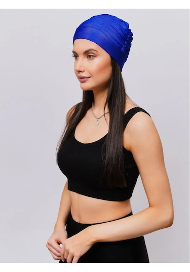 Topichome Havuz İçin Kumaş Yüzme Bonesi 165977906 Mavi