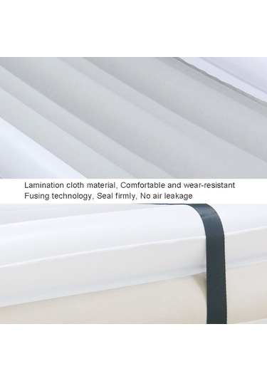 Wondernest Açık Hava Seyahat Bebek Şişme Yatak Araba/uçak Katlanır Yatak, Gri + Emniyet Kemeri Çok Renkli