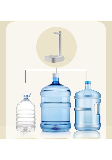 Flybuy Yystore Taşınabilir T384 Su Sebili Pompası Masaüstü Elektrikli Akıllı Ua Mavi