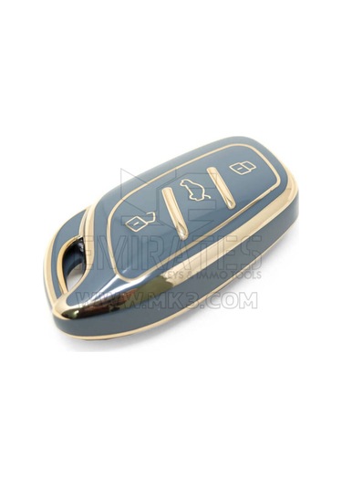 Lüx Mg Hs Gt Zs Ev Zx Mg5 Mg6 Roewe Rx3 Rx5 I5 Erx5 I6 I5 Nano Anahtar Kılıfı Gri Gold Renk