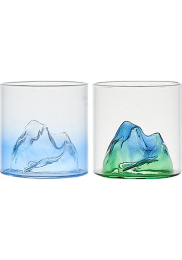 Suntek Magideal Yaratıcı Dağ Tarzı Şarap Cam Çay Dik tepeler