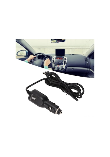 Geeroyoo Tomtom Xl One Gps İçin 5v 1.2a Araç Şarj Cihazı, 1.5m Kablolu, 12-24v Girişli, Çoklu Koruma Özellikli Pvc Malzeme