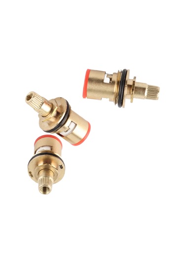 Vkemall 10 Adet Porselen Kromlu Paspas Krom Valf Çekirdeği, Ev, Mutfak, Lavabo Paspas Tamiri İçin Dayanıklı Bakır Malzeme, Su Tıkanıklığını Önleyen Tamir Seti Diğer