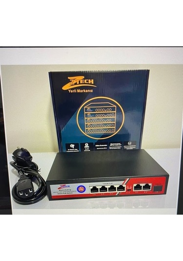 Ztech ZR-1104 4+2+1 Port Full 100/1000 Sfp Slot Switch