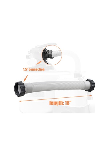 Intex Filtre Pompaları Kum Filtreleri İçin 2 Adet Havuz Kum Filtre Pompası Hortumu