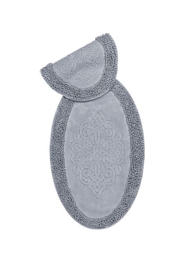 Pamuklu Nazande 2'li Klozet Takımı Gri 60 x 100 / 50 x 60 CM Gri