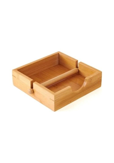 Mien Men735 Bambu Kare Peçetelik 18x18 Cm