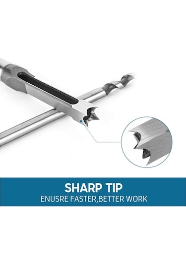 Xinxin Kare Delik Matkap Ucu Ağaç İşleme Delik Testere 5 Adet