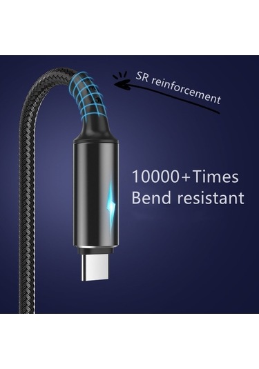 Prestigegoods Samsung Uyumlu S10 İçin C Tipi Usb Şarj Veri Kablosu Hızlı Şarj Xiaomi Telefon Kablosu C Tipi