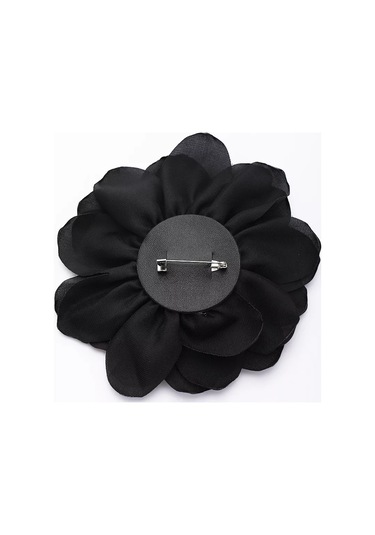 Blucome Çiçek Broş 187830951 Siyah