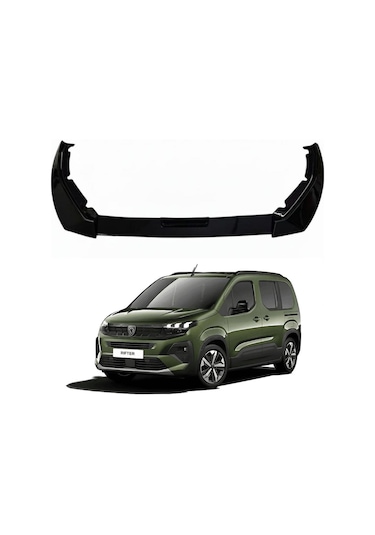 Peugeot Rifter Ön Tampon Altı Lip 3 Parça 2020-2025