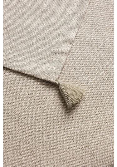 Selendi Runner Bej Masa Örtüsü