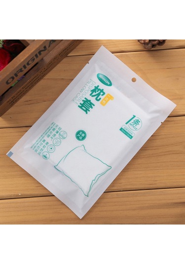 Ranyeek Seyahat İçin Tek Kullandım Atılan Vakumlu Yastık Kılıfı - Hijyenik Otel Konaklama Koruyucu, Yumuşak Tekstil Malzeme, Taşınması Kolay 1 Adet Paket Diğer