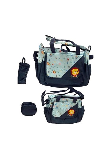 Suntek Şişe Seti Numara Koyu-mavi Cepli Çantalı Çanta Bezi Bebek 0 Nk Altın Altın