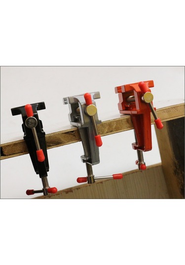 Alüminyum Miniatür Küçük Hobici Masa Kelepçesi Çok Fonksiyonlu Mini Araç