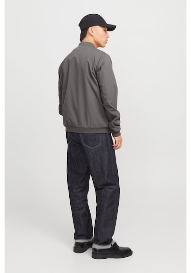 Jack & Jones Erkek Kolej Yaka Mont 63412165203 Füme Füme