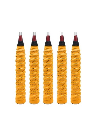 Flybuy 5'li Raket Tutma Bandı - Ter Emici, Kaymaz Pu+eva, Tenis/badminton, Farklı Renkler