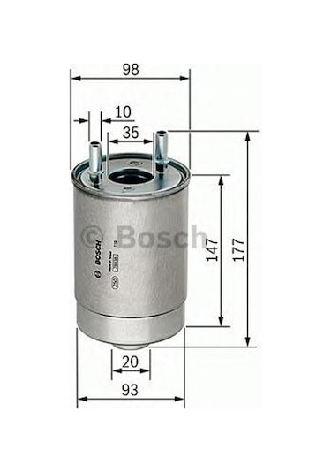 Renault Fluence 1.5 Dcı Bosch Mazot Filtresi 2010-2016