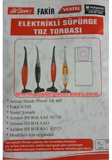 Ariston Hs B 18Aa1 Süpürge Torbası
